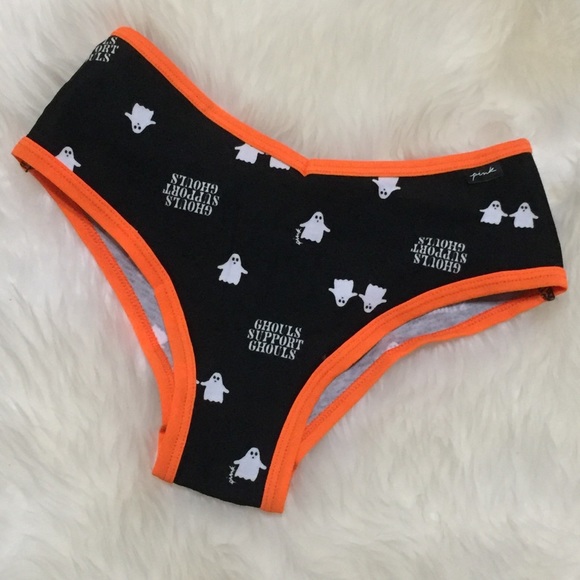 🎃👻VS PINK S Halloween Cheekster Ghost 🎃👻  Ghouls Support Ghouls Holiday NWT - Picture 6 of 13